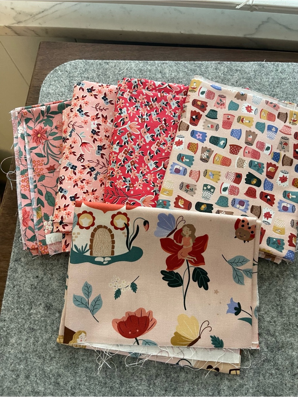 Thimbelina & The Sewing Fairies collection designed for Riley Blake Designs